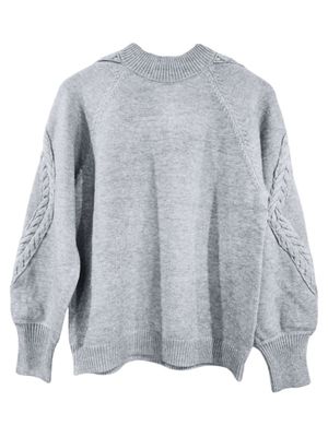 Cameron gebreide trui Light Grey melange | Rootz69 mode&zo Cameron gebreide trui Light Grey melange | Rootz69 mode&zo