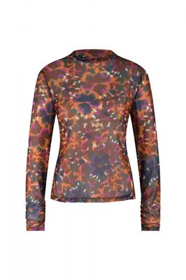 Francie mesh flower top multi color | Studio Anneloes Francie mesh flower top multi color | Studio Anneloes