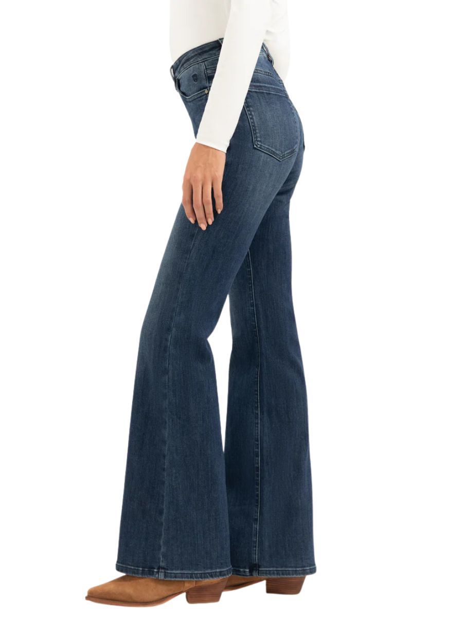 Chloe flared jeans Dark blue | Florez Chloe flared jeans Dark blue | Florez