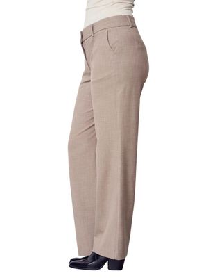 Rimini long pant taupe melange | Isay Rimini long pant taupe melange | Isay
