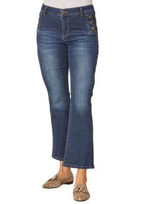 Como button jeans dark denim | Isay Como button jeans dark denim | Isay