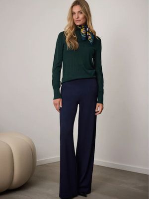 Lily wide uni pants marine | Corel Lily wide uni pants marine | Corel