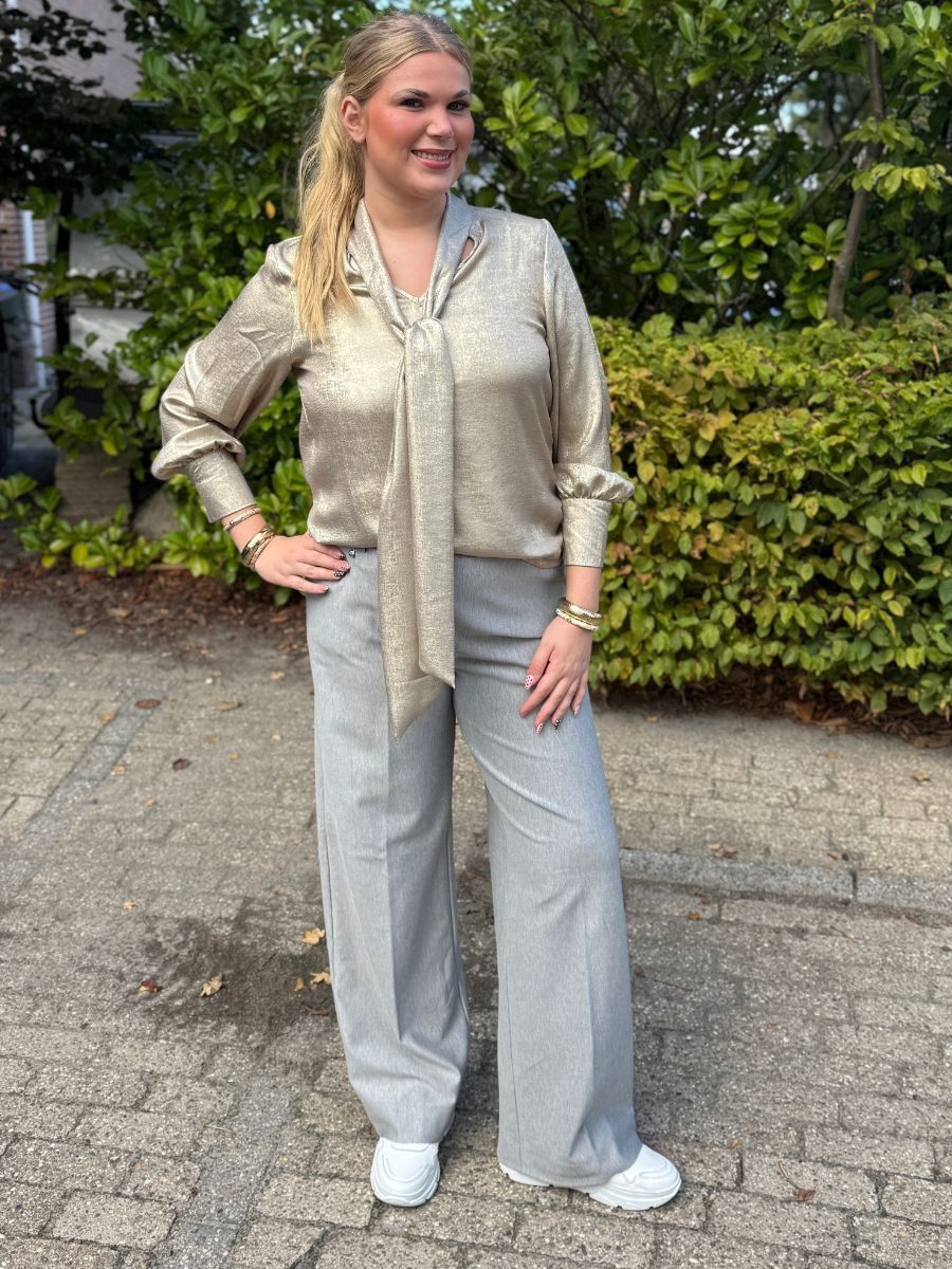 Palazzo pants Grigio Mel. | Ragno Palazzo pants Grigio Mel. | Ragno