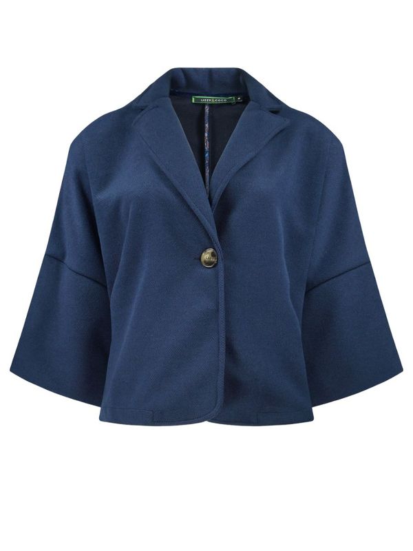 Anise Fancy cape jacket Night Blue | Lizzy & Coco Anise Fancy cape jacket Night Blue | Lizzy & Coco