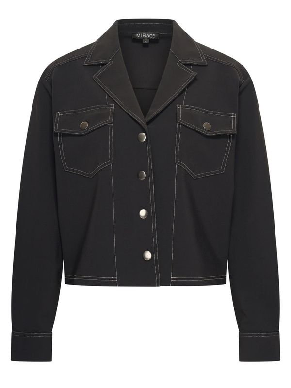 Bonded jacket Black | Mi Piace Bonded jacket Black | Mi Piace