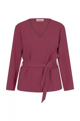 Vesper twill top vintage berry | Studio Anneloes Vesper twill top vintage berry | Studio Anneloes