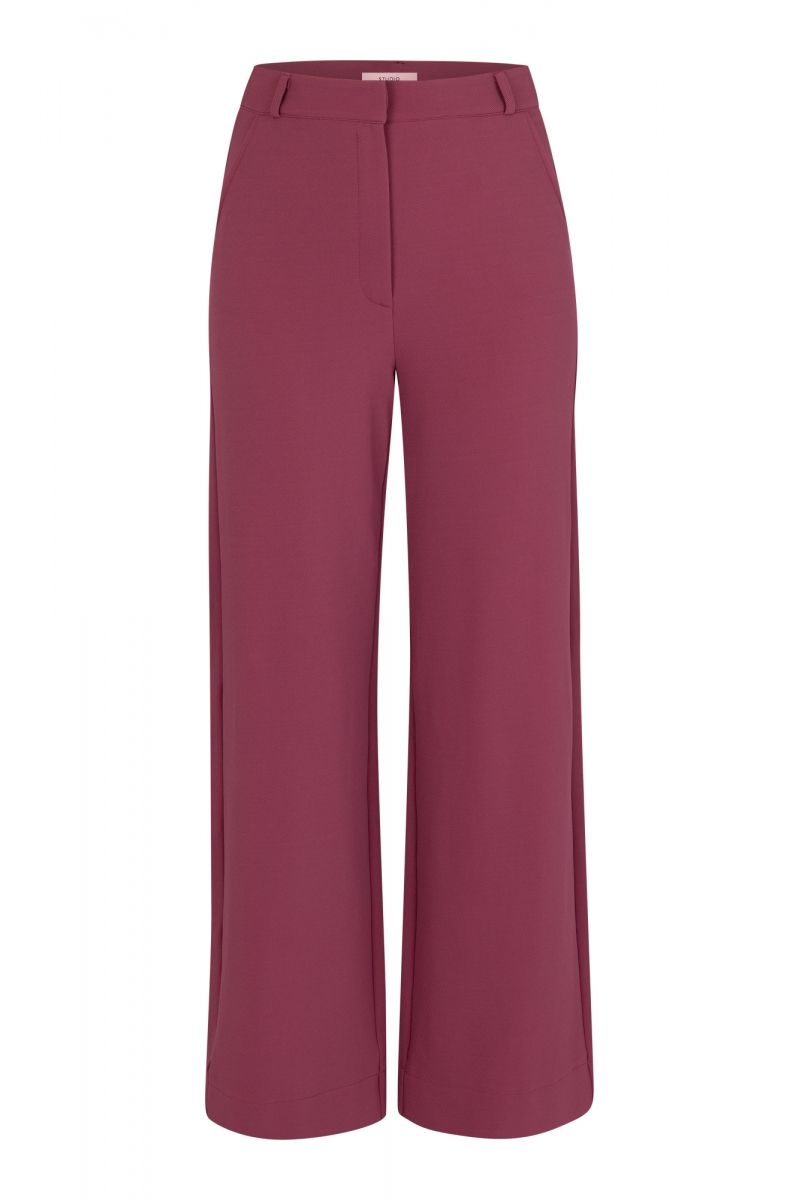 Luz twill trousers vintage berry Luz twill trousers vintage berry