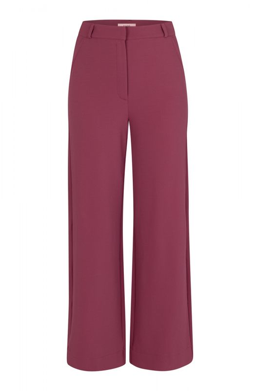 Luz twill trousers vintage berry