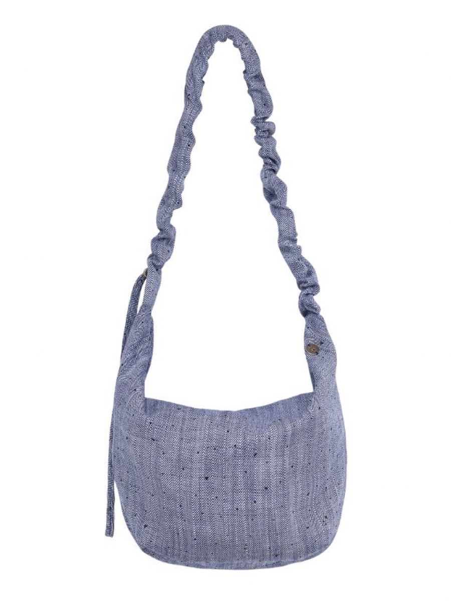 Zaza tas blauw multi jeans | Label Dot Zaza tas blauw multi jeans | Label Dot