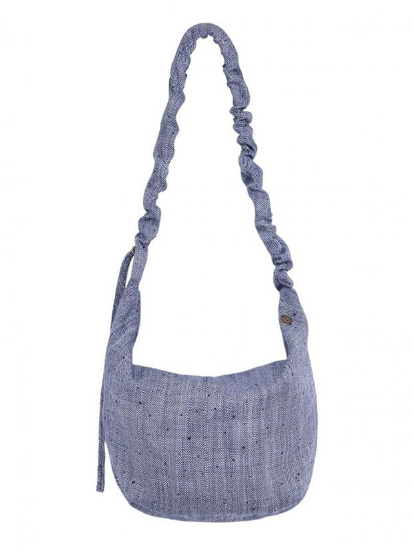 Zaza tas blauw multi jeans | Label Dot