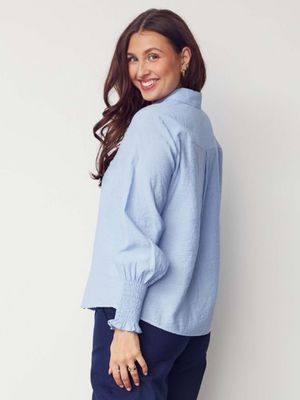 Lara basic blouse light blue | Isay Lara basic blouse light blue | Isay