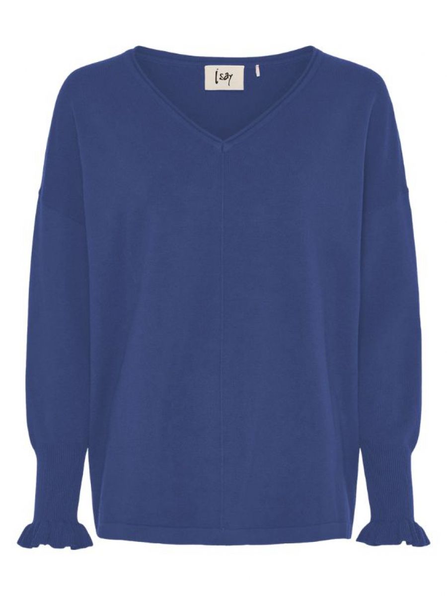 Frygga smock pullover jeans blue | Isay