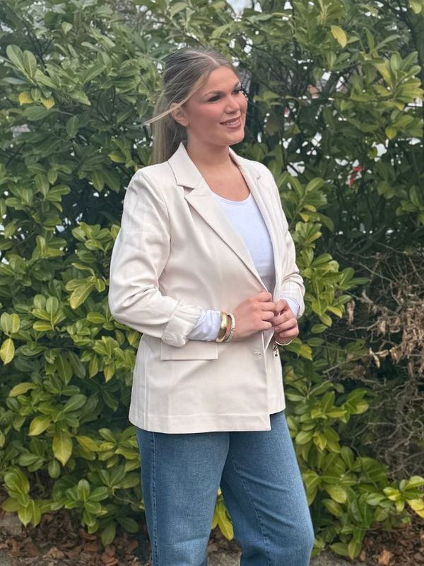 Mila blazer creme | Sophia Perla Mila blazer creme | Sophia Perla