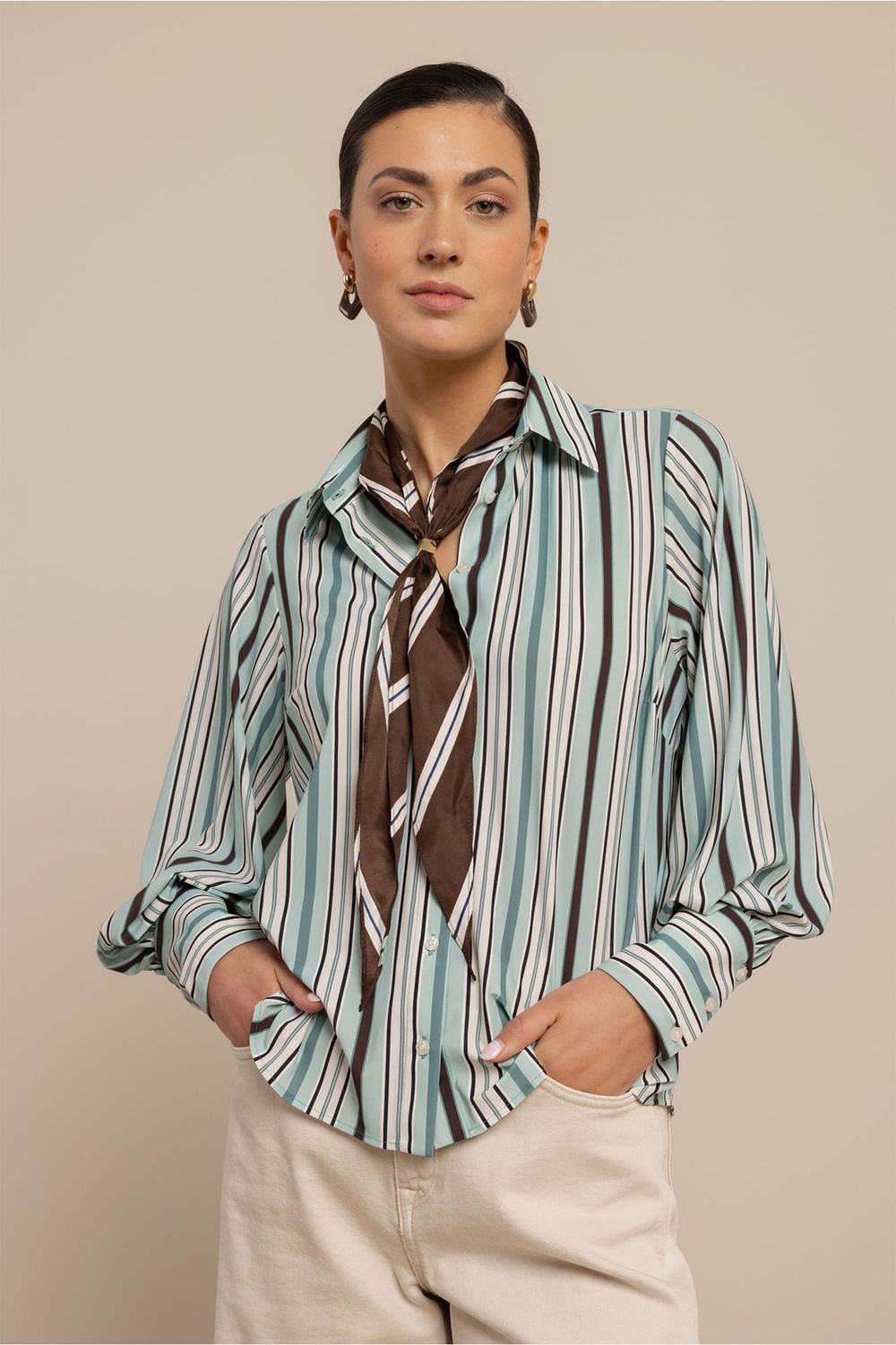 Rensje stripe blouse multi color | Studio Anneloes Rensje stripe blouse multi color | Studio Anneloes
