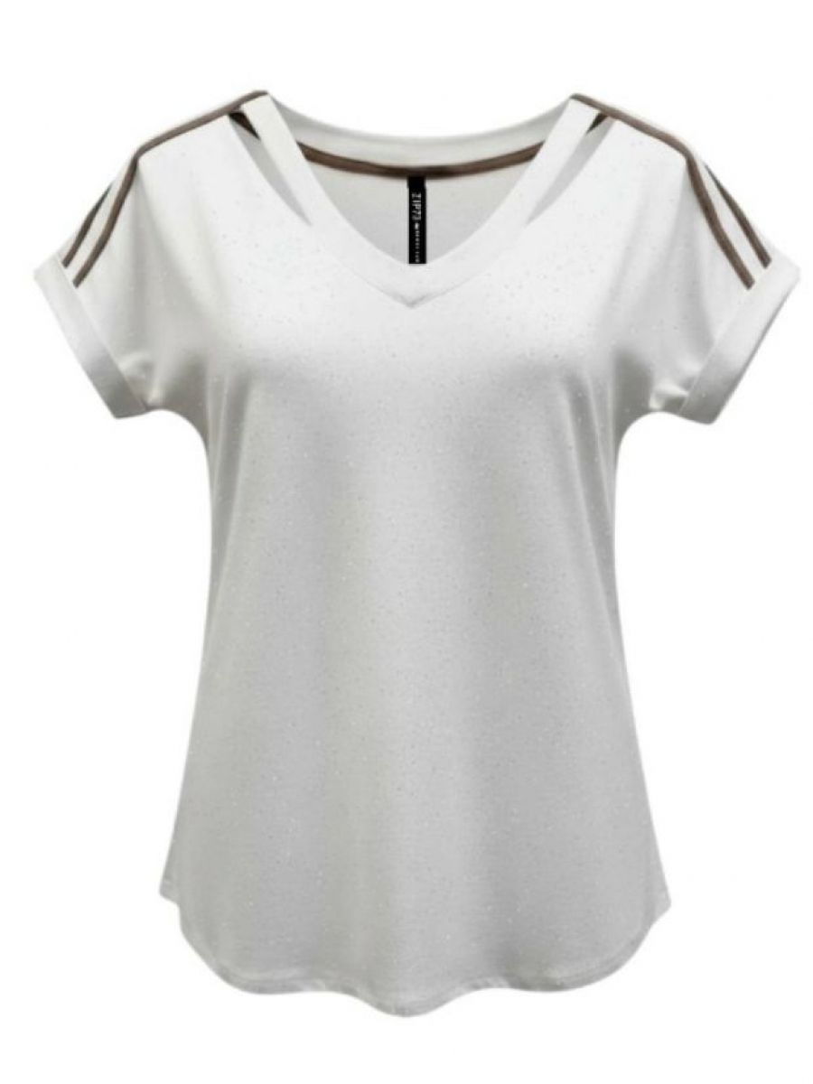 Shirt cut-out offwhite | Zip73 Shirt cut-out offwhite | Zip73
