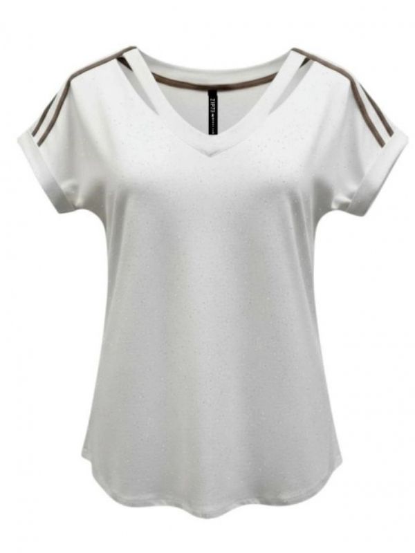 Shirt cut-out offwhite | Zip73