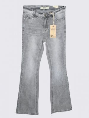 Sylvie flair jeans light grey | Il Dolce