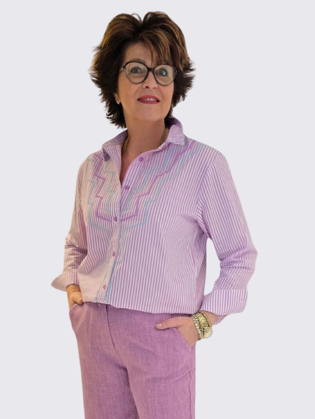 Gaby blouse violet | Ydence