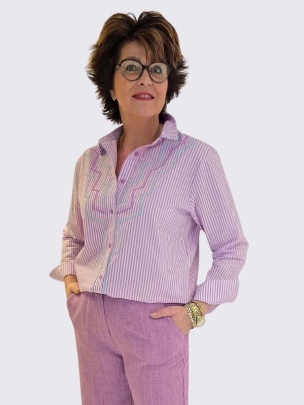 Gaby blouse violet | Ydence