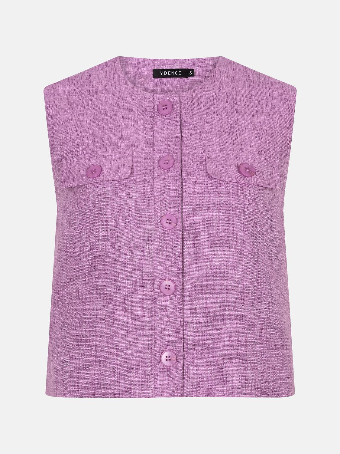 Amanda gilet purple melange | Ydence Amanda gilet purple melange | Ydence