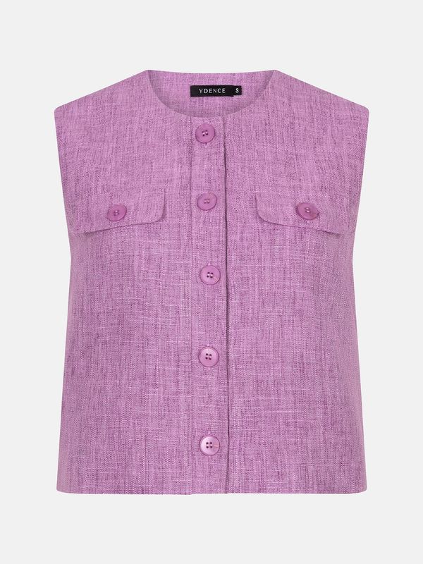 Amanda gilet purple melange | Ydence Amanda gilet purple melange | Ydence