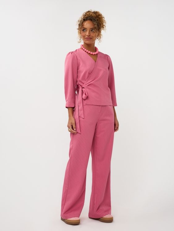 Renee pants Dusty pink stripe | Ydence Renee pants Dusty pink stripe | Ydence
