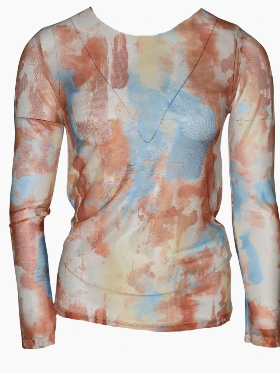Mesh top paint orange | Iz Naiz Mesh top paint orange | Iz Naiz