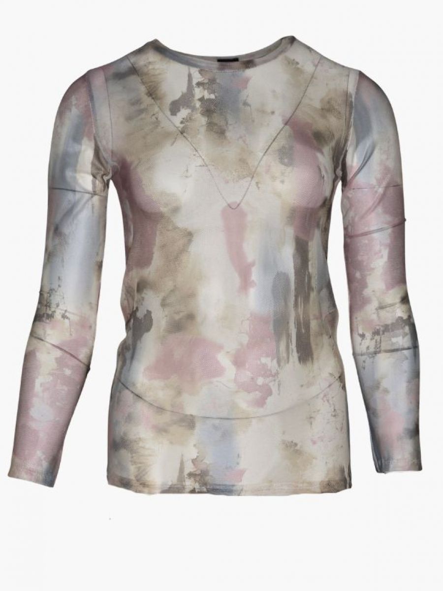 Mesh top Paint pink | Iz Naiz Mesh top Paint pink | Iz Naiz