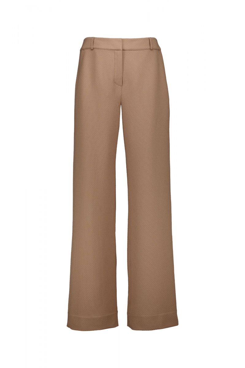 Lexie waffle trousers latte | Studio Anneloes Lexie waffle trousers latte | Studio Anneloes