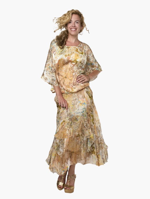 Florine Batutta skirt sand | Tessa Koops Florine Batutta skirt sand | Tessa Koops