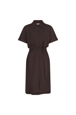 Louni blouse dress espresso | Studio Anneloes Louni blouse dress espresso | Studio Anneloes
