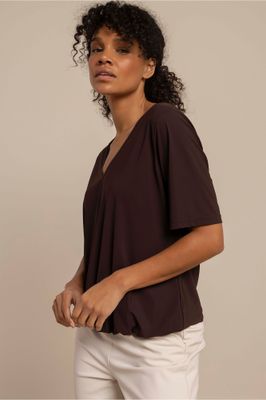 Vicky shirt espresso | Studio Anneloes Vicky shirt espresso | Studio Anneloes
