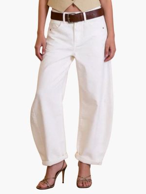 Basic fit barrel super stretch offwhite | Inspired by Rootz69 Basic fit barrel super stretch offwhite | Inspired by Rootz69