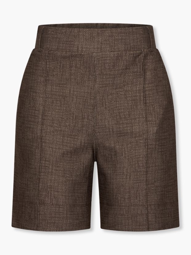 Shorty Lano Linnen - Choco | Helena Hart Shorty Lano Linnen - Choco | Helena Hart