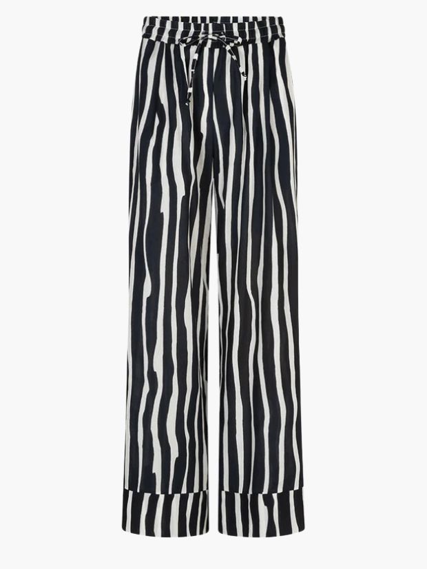 Abigail pants stripe offwhite navy | Juul & Belle Abigail pants stripe offwhite navy | Juul & Belle