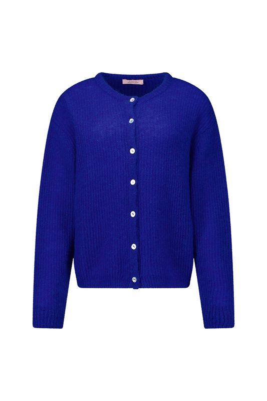 Bibi spring cardigan electric blue | Studio Anneloes Bibi spring cardigan electric blue | Studio Anneloes