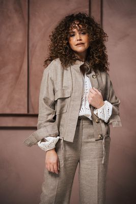 Lea jacket Beige | Label Dot Lea jacket Beige | Label Dot