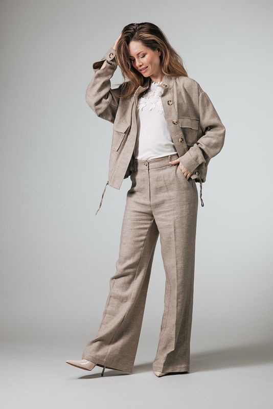 Roxanne pantalon Beige | Label Dot Roxanne pantalon Beige | Label Dot