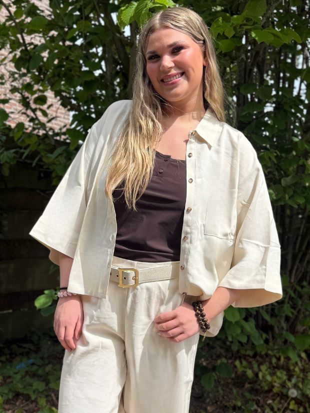 Verina blouse Porcelain | Sisters Point Verina blouse Porcelain | Sisters Point