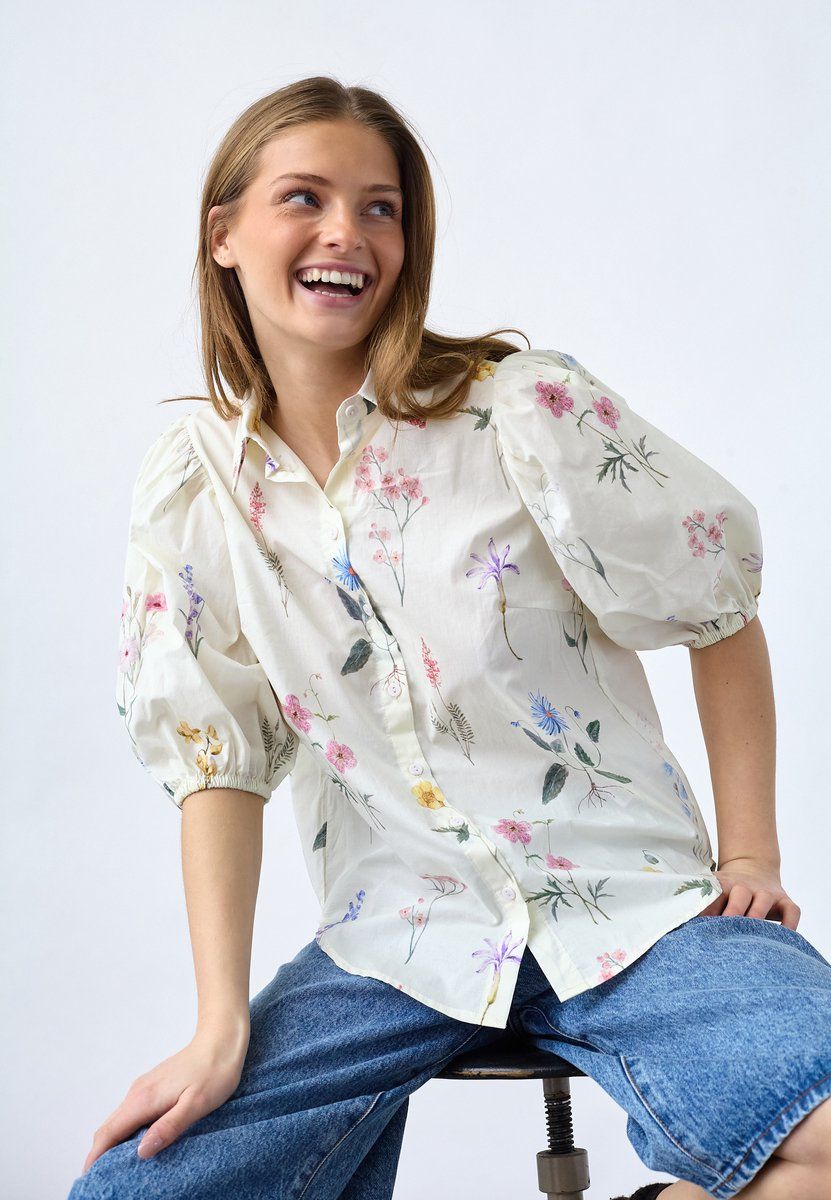 Ella blouse Light wild flower | Sisters Point