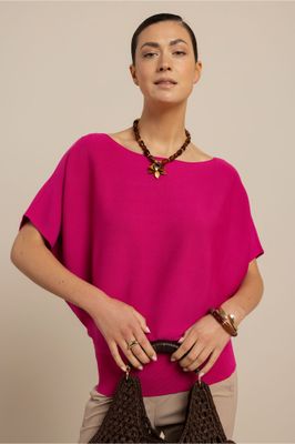 Lenti pullover new fuchsia | Studio Anneloes Lenti pullover new fuchsia | Studio Anneloes