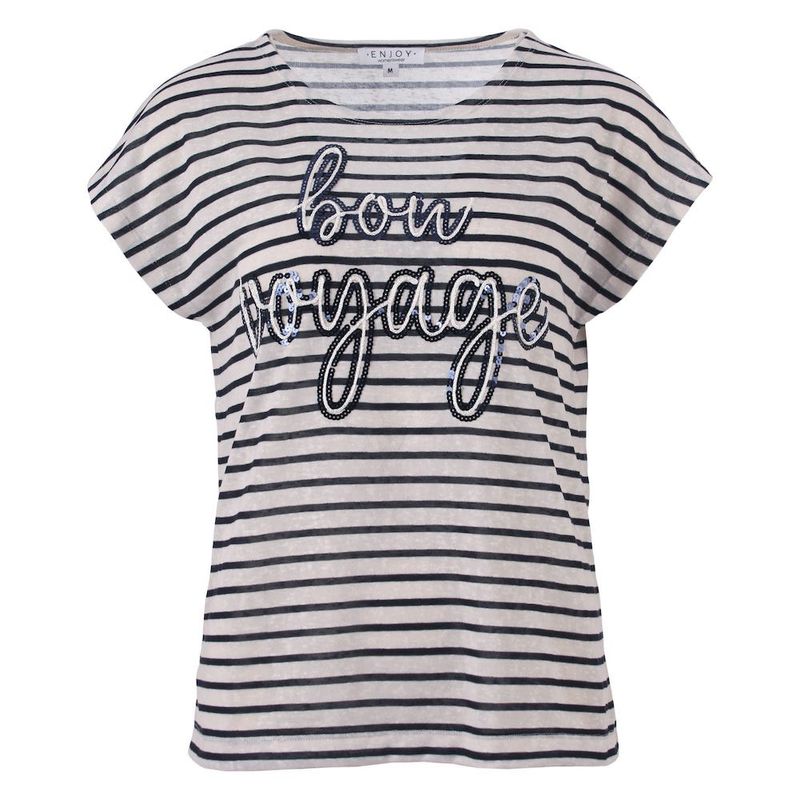 Bon voyage t-shirt navy | Enjoy
