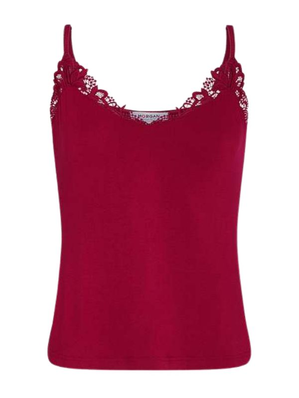 Beri top Rumba Red bordeaux | Morgan