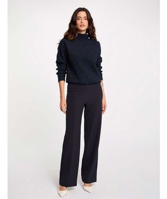 Poya straight trousers Navy | Morgan