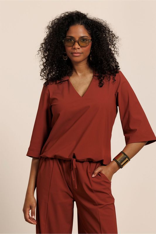 Odette top Rust | Studio Anneloes