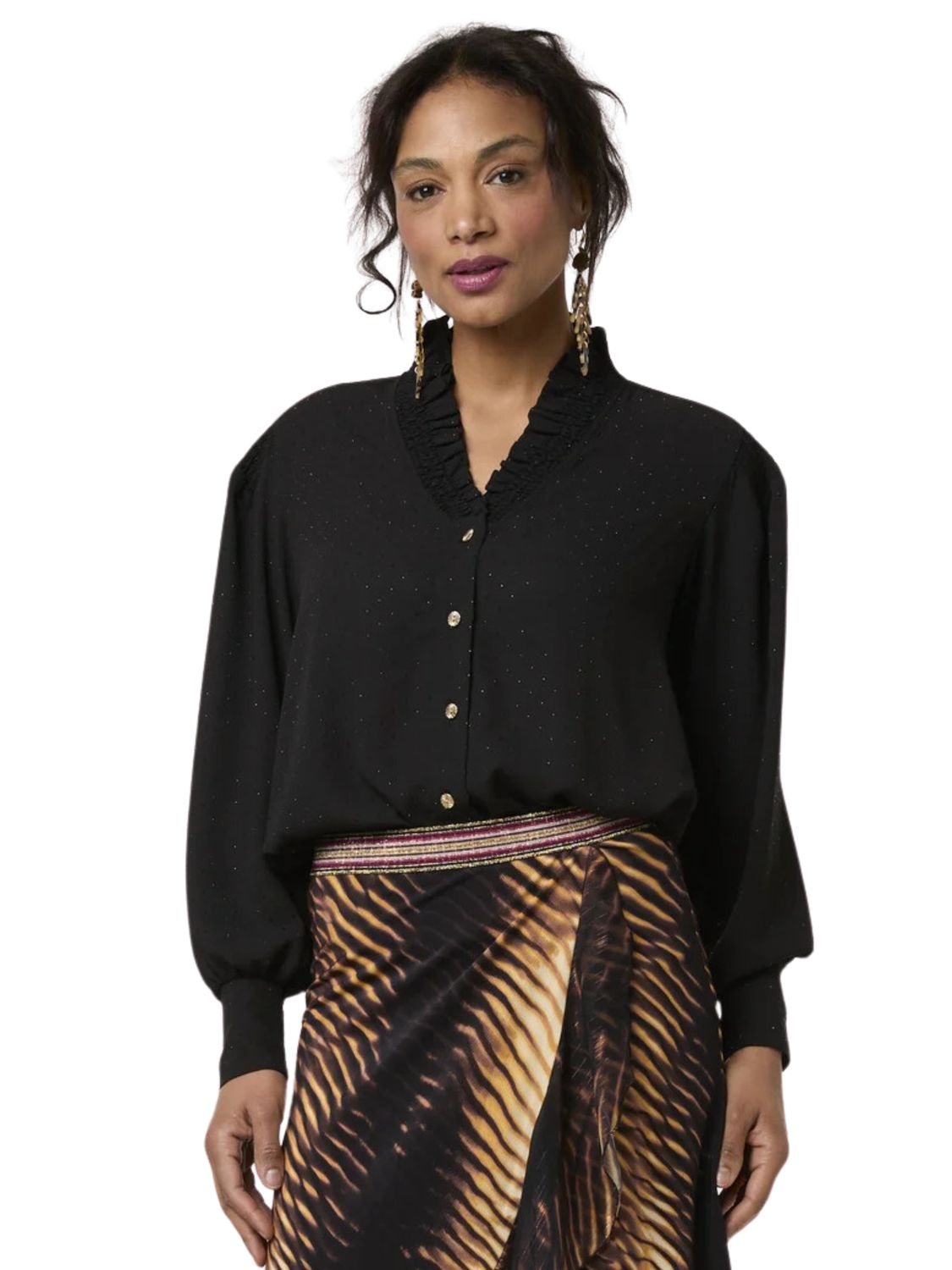 20191 Sandra black gem top black | tessa Koops 20191 Sandra black gem top black | tessa Koops