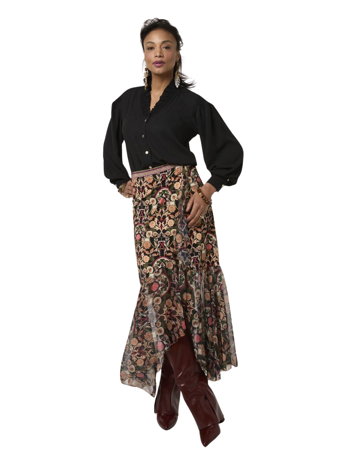 30067 Fiona Homeru skirt black | Tessa Koops 30067 Fiona Homeru skirt black | Tessa Koops
