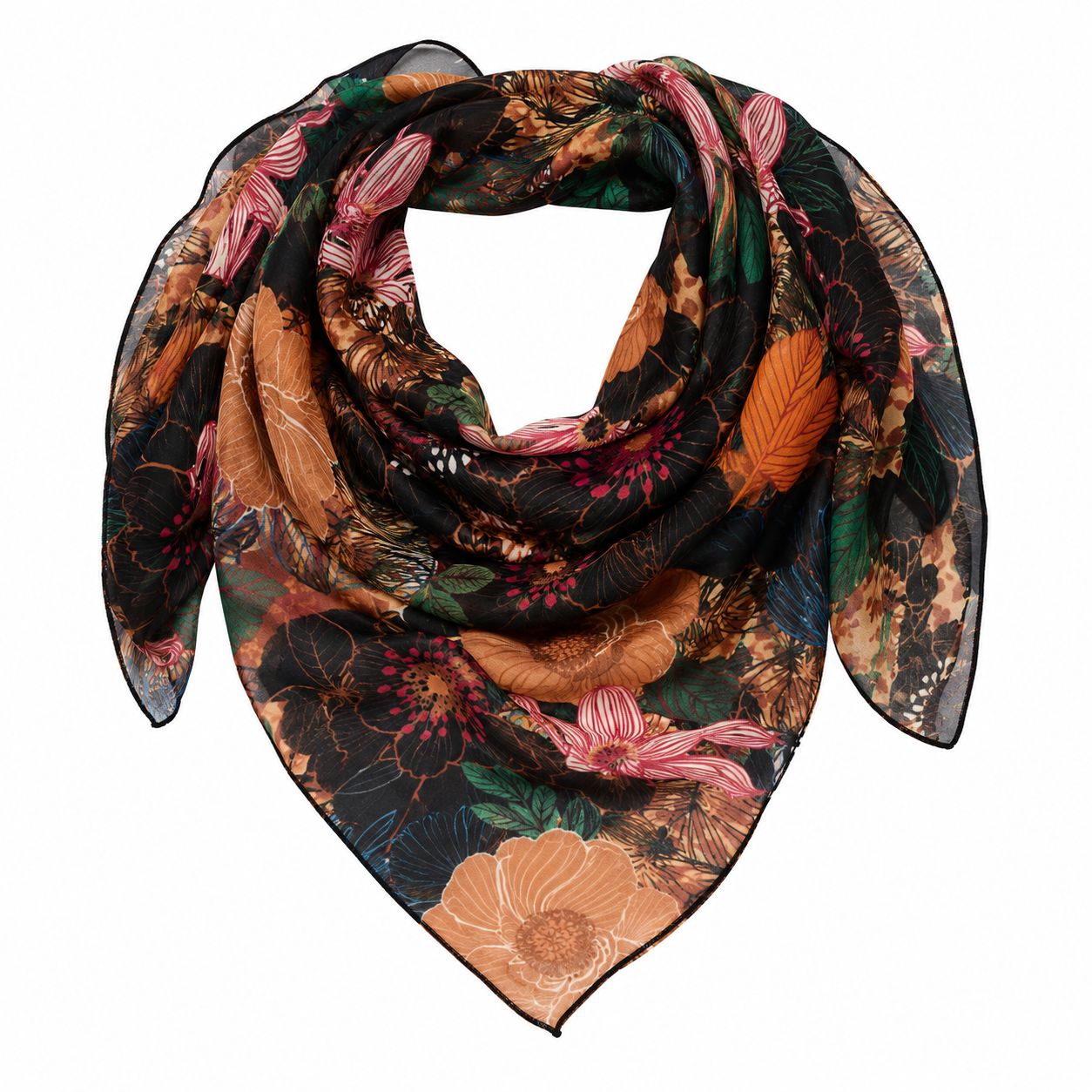 8016 Lola small lavaredo scarf brown | Tessa Koops 8016 Lola small lavaredo scarf brown | Tessa Koops