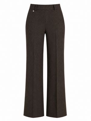 Palazzo pants compact steekzakken Ebano Melange | Ragno Palazzo pants compact steekzakken Ebano Melange | Ragno
