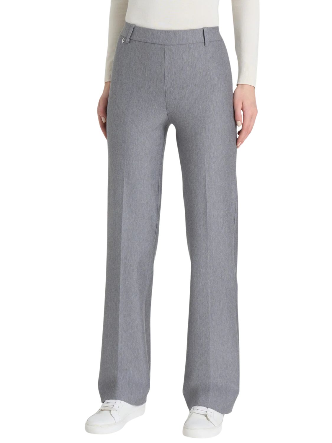 Wide pants compact Grigio Melange | Ragno Wide pants compact Grigio Melange | Ragno